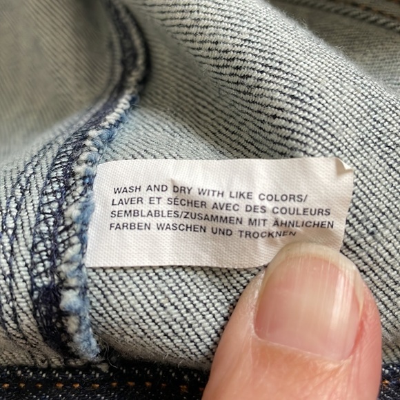 Vintage GAP Stretch Jean Jacket NWOT dark wash - Picture 16 of 16